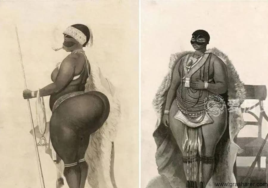 非洲女孩巴特曼自小臀部异于常人